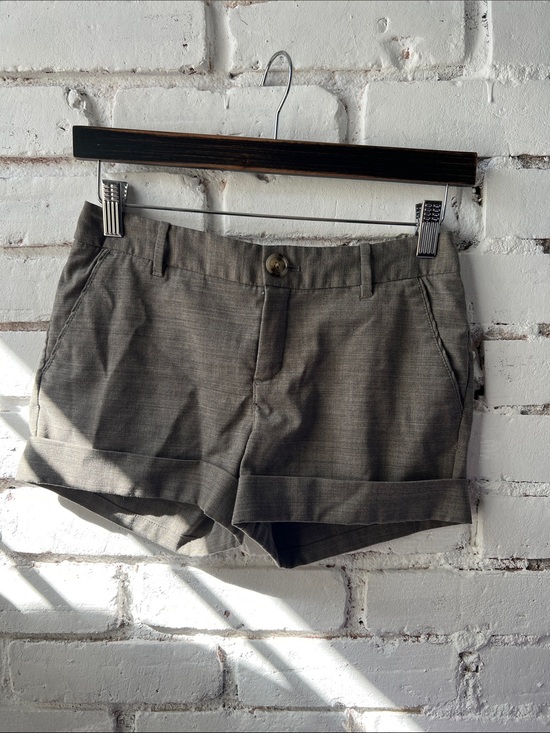 Talula Pants - Talula Olive Gray High-Waist Cuffed Shorts